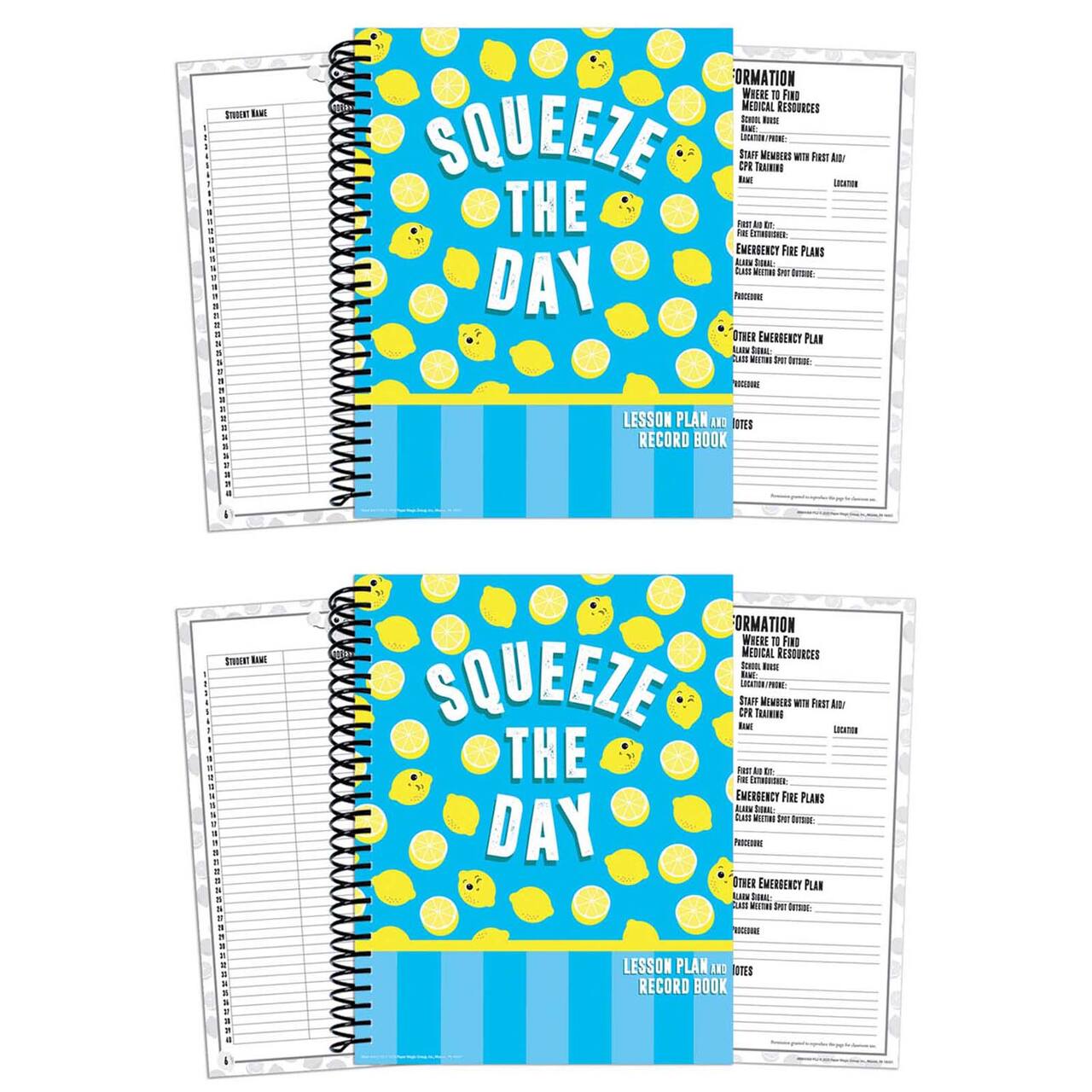 Eureka&#xAE; Always Try Your Zest Lesson Plan Book, 2ct.